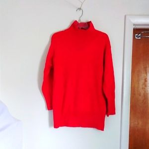 Ann Taylor Red Cowl Neck Sweater XXS NWT